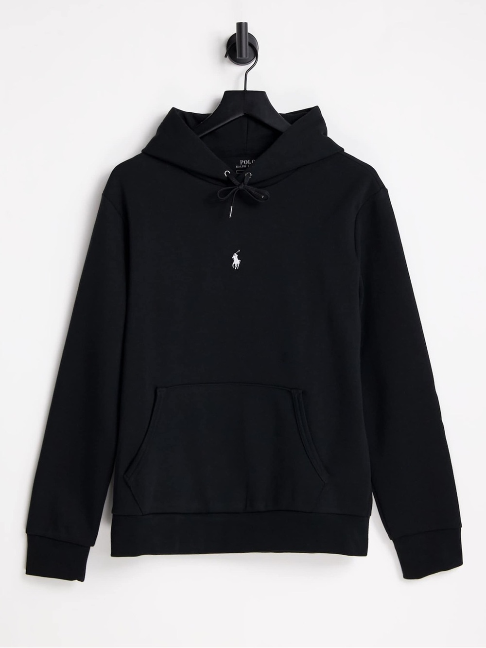 Polo Ralph Lauren icon central logo hoodie in black